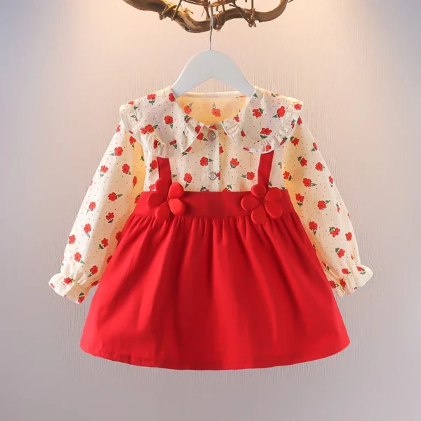 Cute Red Winter Strawberry Baby Girl Dress! 🍓 (Code: FL64) 🖤