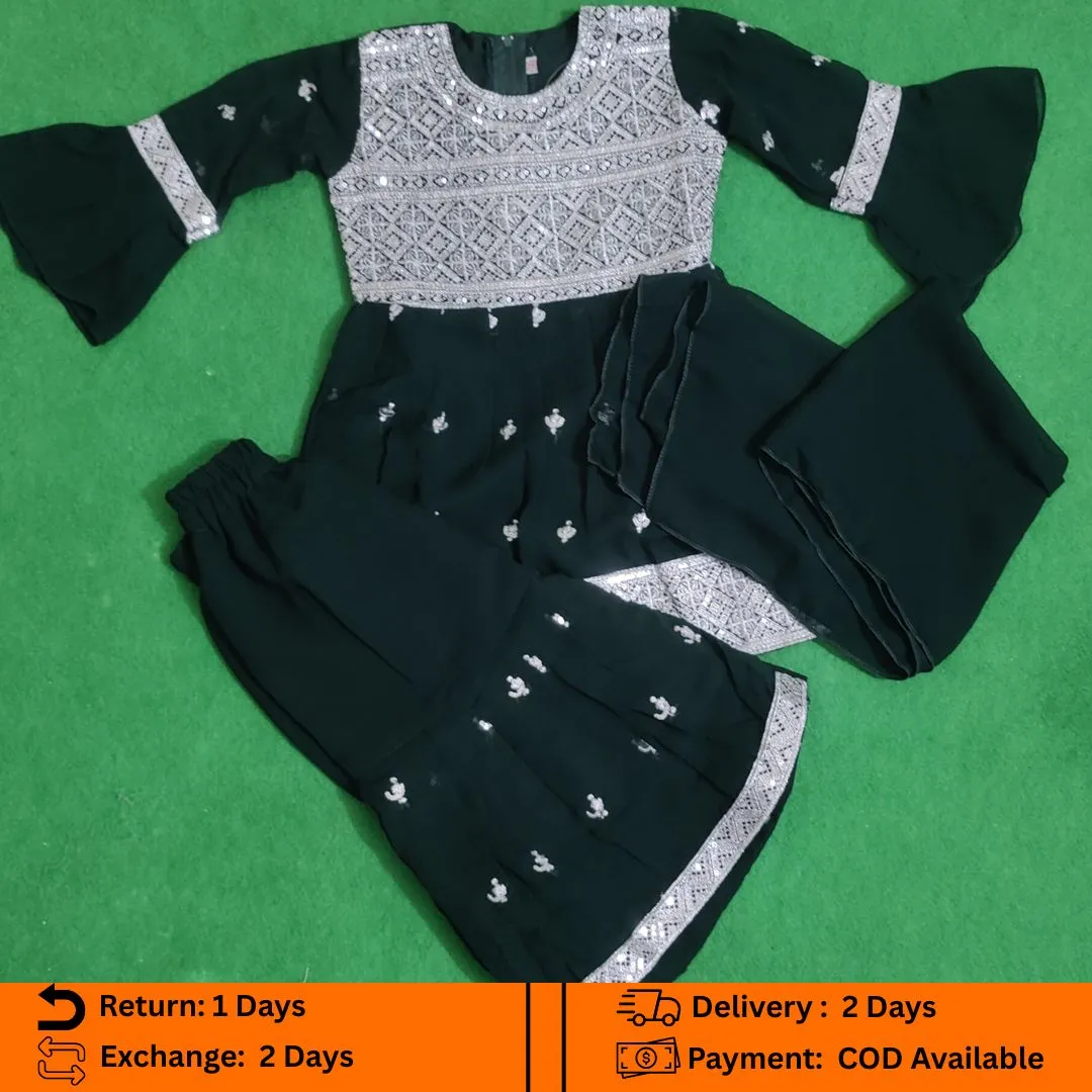 Premium Naira Sharara Set