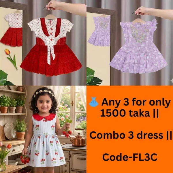 👗 Any 3 for only 1500 taka || Combo 3 dress || Code-FL3C
